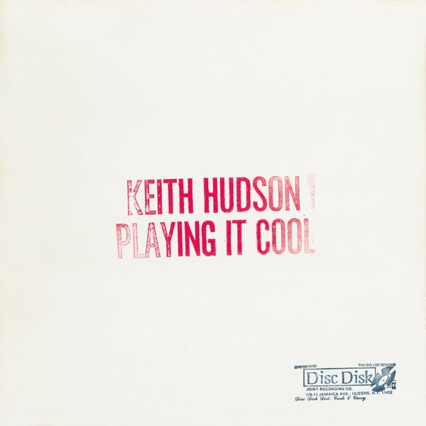洋楽 Keith Hudson - Playing It Cool Keith Hudson - Playing It Cool & Playing It Right LP