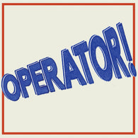 Eraser - Operator! LP